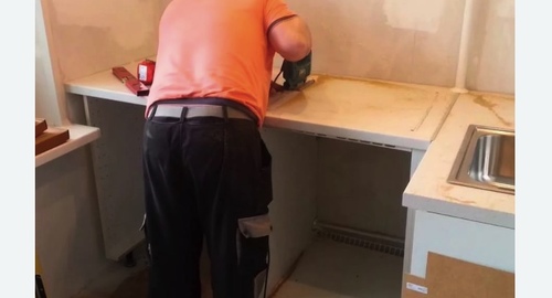 Сборка кухонного гарнитура. Гагарин